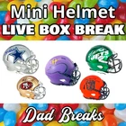 AFC EAST (4 NFL TEAMS) signed/autographed football mini-helmet LIVE BoxBreak