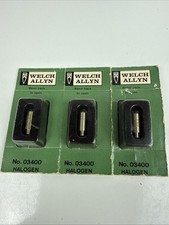 Lot of 3 Genuine Welch Allyn Replacement Bulbs No. 03400