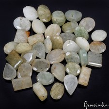 370 Cts Natural Green Beryl Aquamarine Mix cut Loose Untreated Gemstones~ 39 Pcs