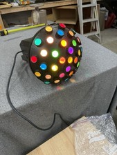 Optima Lighting Rotating Disco Party Light Multicolor Stage Effect Tested