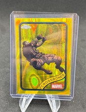 2025 Topps Chrome Marvel Crossbones Yellow Lava Refractor #42 NM-M