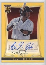 2013 Panini Select Rookie Auto Gold Prizm 12/25 LJ Hoes #235 ok2