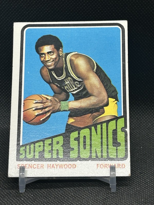 1972-73 Topps Basketball #10 Spencer Haywood Seattle SuperSonics VG HOF 🔥🏀🔥