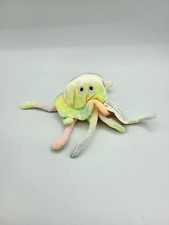 Ty Teenie Beanie Babies Goochy the Jellyfish Plush Toy Multicolor