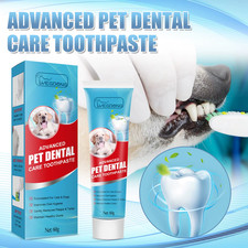 Enzymatic Pet Toothpaste for Dogs Cats Edible Tooth Paste with Freshens Breath F