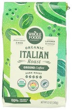 Whole Foods Organic Italian Roast Ground Coffee - 3-Pack