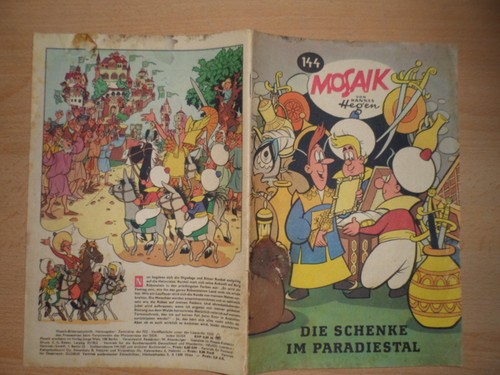 MOSAIK Digedags 144 (7) - 11/1968 Die Schenke im Paradiestal AKZEPTABEL kein Abo
