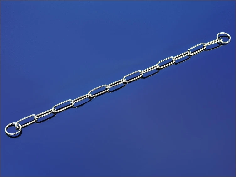 Herm Sprenger 3.0mm Chrome Fur Saver Long Link Dog Collar - Image 2 of 3