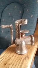 Vintage Salesman Sample J P Co. NYC Iron Meat Grinder