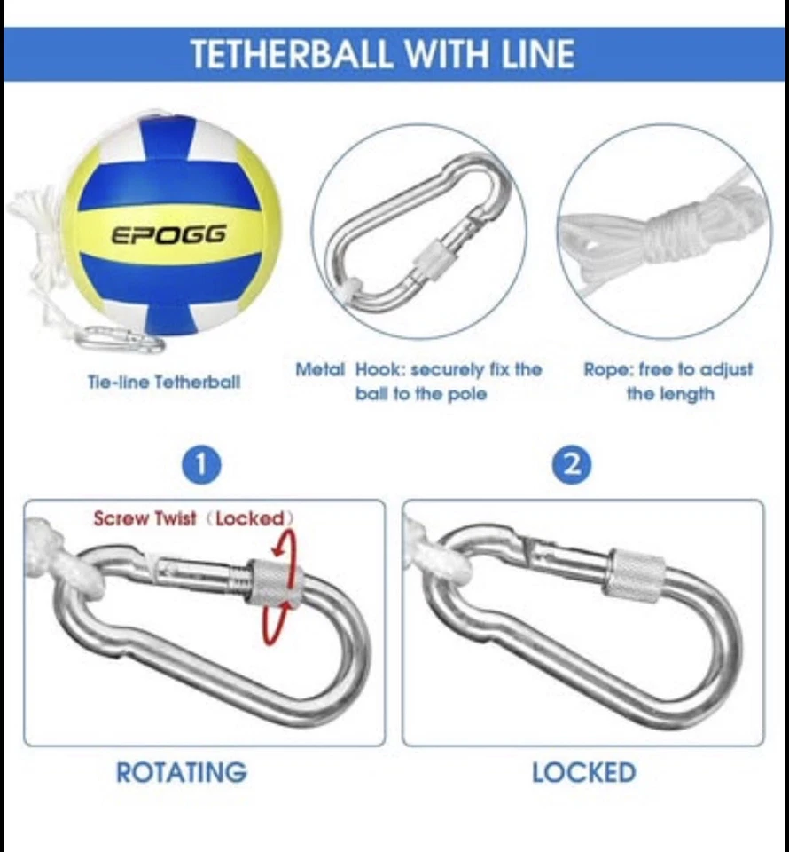 Tetherball Ball And Rope - Image 3 of 4