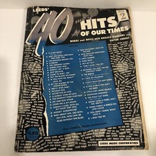 Music Book, LEEDS' 40 MORE GREAT SONGS, Book Two, 1954 - ACCEPTABLE