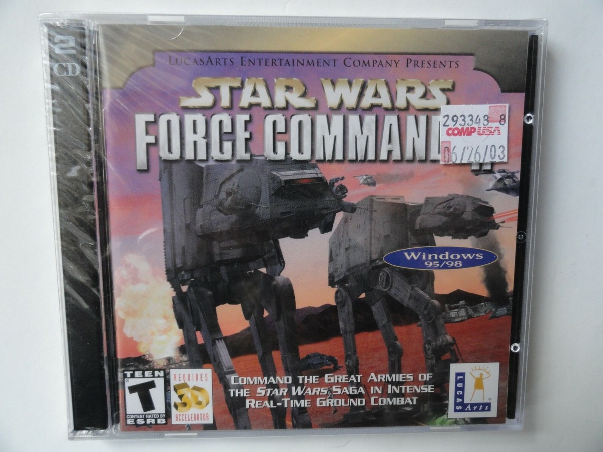 Star Wars Force Commander Sur PC – Version Française, Big Box Carton, Neuf Sous Blister