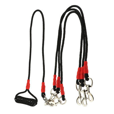 Nylon 3 in 1 Dog Leashes for Multiple Dogs Adjustable Detachable Dog Leash New