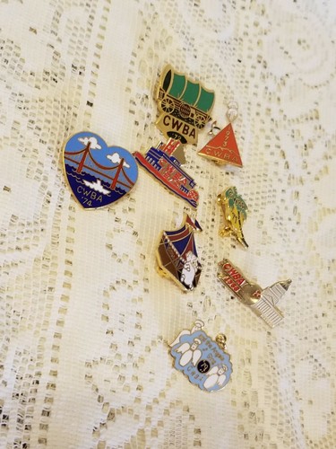 Lot of 8 CWBA Lapel Tack Pins 1968 to 1979 Circus, Steam Paddle Boat, Etc - Picture 2 of 10