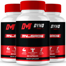  3 Pack Dyno My Grow Men Capsules, DynoMyGrow Maximum Male Performance Pills
