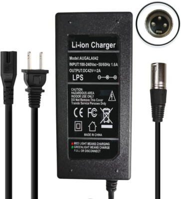 36V 12Ah Electric Battery Charger For Razor MX500 MX650 Dirt Rocket Bike Scooter