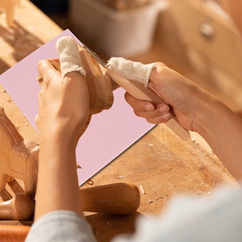 5Pcs Rubber Carving Blocks Rubber Stamp Applies Carving DIY Stamp Blocks - Picture 10 of 12
