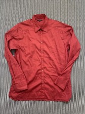Ted Baker London men dress shirt size 7 cotton blend made in Turkey