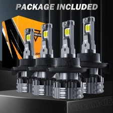 AUXBEAM H13+H13 Canbus LED Headlight For Ford F250 F350 F450 Super Duty 2019-22