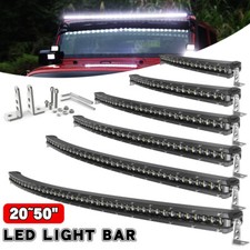Ultra-thin 20 26 32 38 44 50 Curved Led Light Bar Spot Flood Truck Offroad