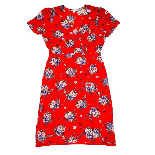 fashion union wrap dress FASHION UNION from ASOS CURVE pink Floral