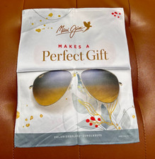 Maui Jim Eyeglass / Sunglasses XL Premium Microfiber Cleaning Cloth Holiday New