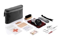 Men's Travel Gift Set First Aid Accessories Shoe Shine Brush Manicure Pack Men's Travel Gift Set First Aid Accessories Shoe Shine Brush Manicure Pack