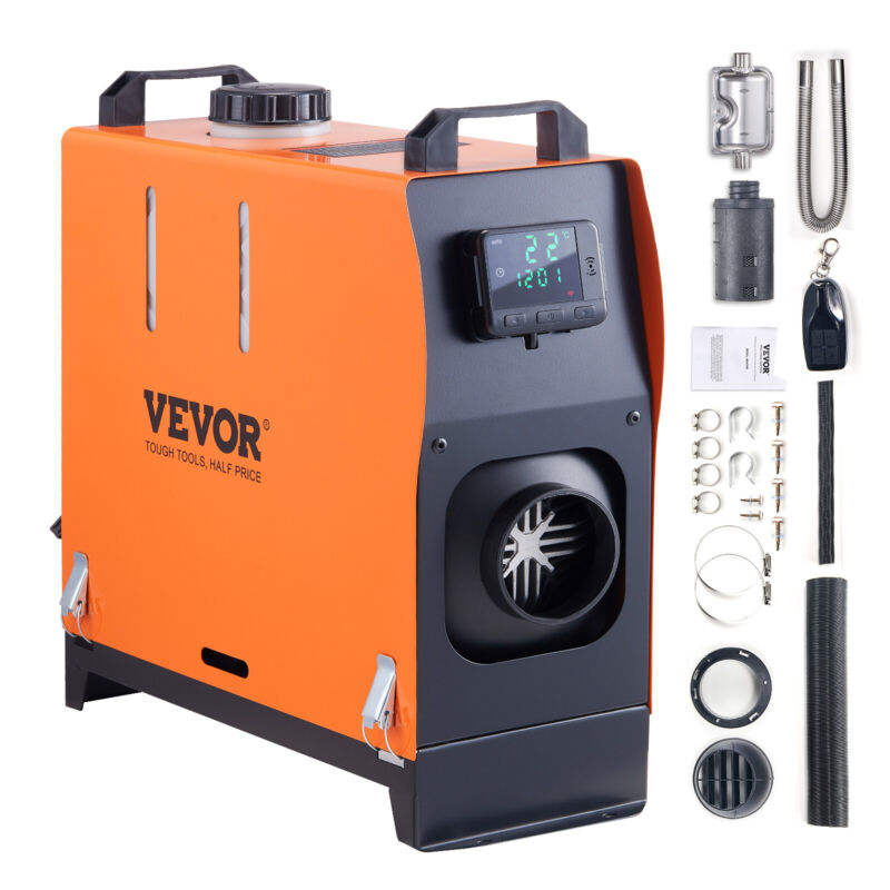VEVOR Diesel Air Heater All-in-one 12V 5KW LCD Remote Control for Car RV Indoors VEVOR Diesel Air Heater All-in-one 12V 5KW LCD Remote Control for Car RV Indoors
