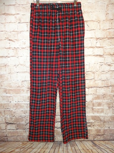 Sleepwear Pajama Pants Red Fleece Size 