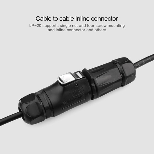 Automotive Quick 12 Pin Connector M20 Waterproof Electric Cable Socket Male Jack - Picture 8 of 25