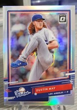 Dustin May 2020 Optic The Rookies Silver #R-3 Los Angeles Dodgers/Cardinals RC
