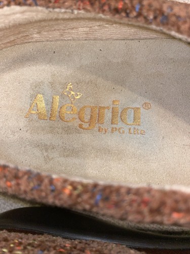 Alegria Occupational Shoes Womens Sz 36 U.S. 5 M Brown Leather Nursing Hospital - Picture 2 of 12