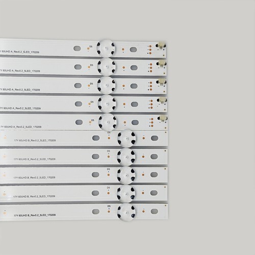 10Pcs/Set LED Strips For Sony 17Y 60UHD A_REV02 A8387828A SVG600A36 KD-60X690E - Picture 5 of 7