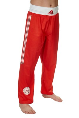 adidas Full Contact Pants - Micro Diamond red - ADIFCP1 Kickboxen - lange Hose