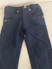 Blac Label Prem Prod Girl Toddler Jeans size 4 Dark Wash Gold Stud Elastic Waist