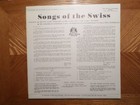 CUCA LP RECORD K 2100/songs of the swiss/ALPINE TRIO,NEW GLARUS YODELLERS/ EX — photo 2