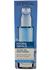 Loreal HydraGenius Normal/Dry Skin-Water Gel Moisturizer Hyaluronic Aloe 3.04oz