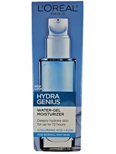 Loreal HydraGenius  Normal/Dry Skin-Water Gel Moisturizer Hyaluronic+Aloe 3.04oz
