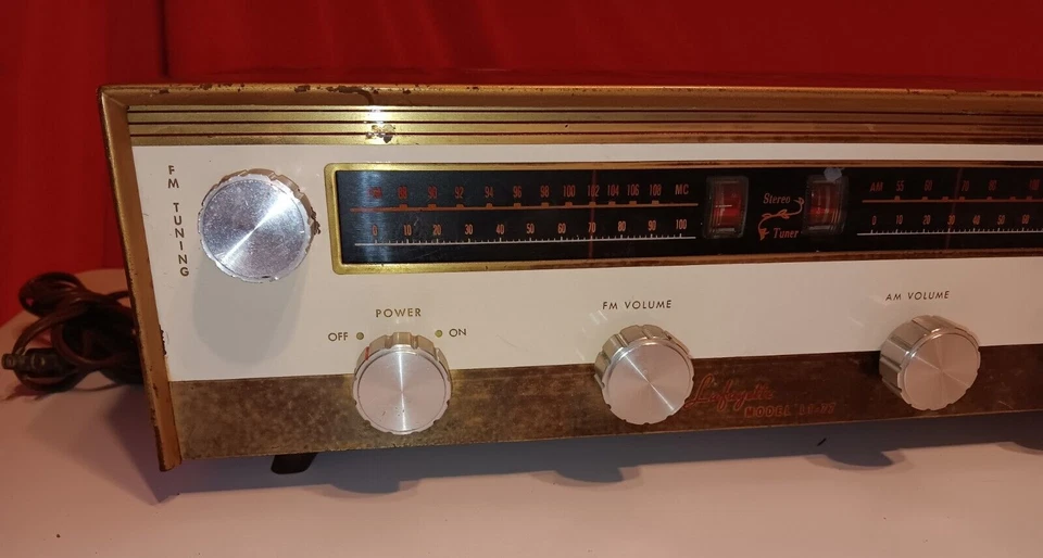 Sintonizador vintage Lafayette LT-77 para piezas o reparación Foto 3 de 4