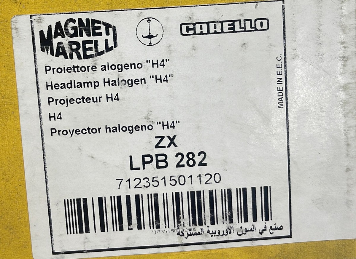 CITROEN ZX 91-97 Left Front Headlight CODE: LPB282 | eBay