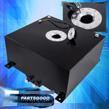 13Gallon 50L Black Chrome Aluminum Lightweight Fuel Cell Tank +Level Sender