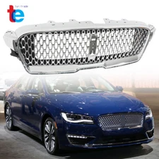 For Lincoln MKZ 2017-2019 Front Bumper Upper Grille Nickelplated HP5Z-8200-AA
