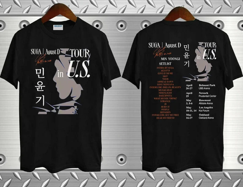 SUGA Agust D On Tour 2023 Agust D World Tour Shirt | eBay