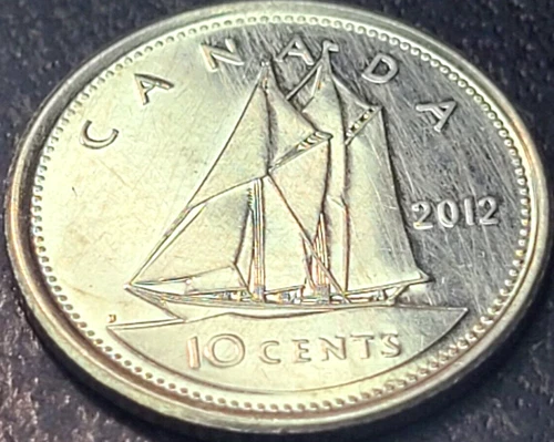 2012 Canada 10 Cents — photo from the most recent tracked eBay sale