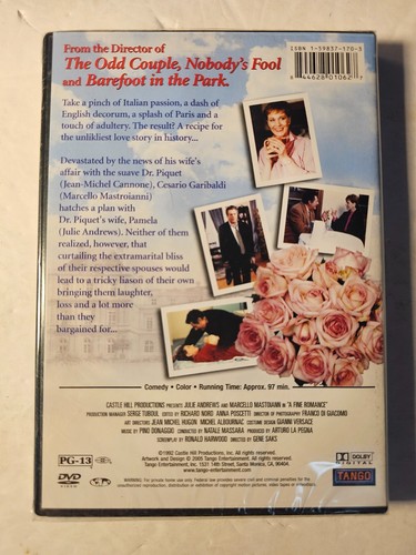 A Fine Romance - DVD - Juile Andrews,Marcello Mastroianni-Gene Saks New Sealed - Imagen 2 de 2