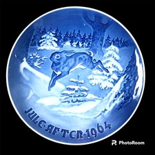 Vtg 1964 Jule After HC Andersen B&G Kjøbenhavn Denmark Grantræet Porcelain Plate