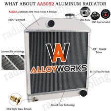 3 ROWS RADIATOR FIT TRACTOR FORD NEW HOLLAND 2000 2600 3000 3600 4450 #C7NN8005H