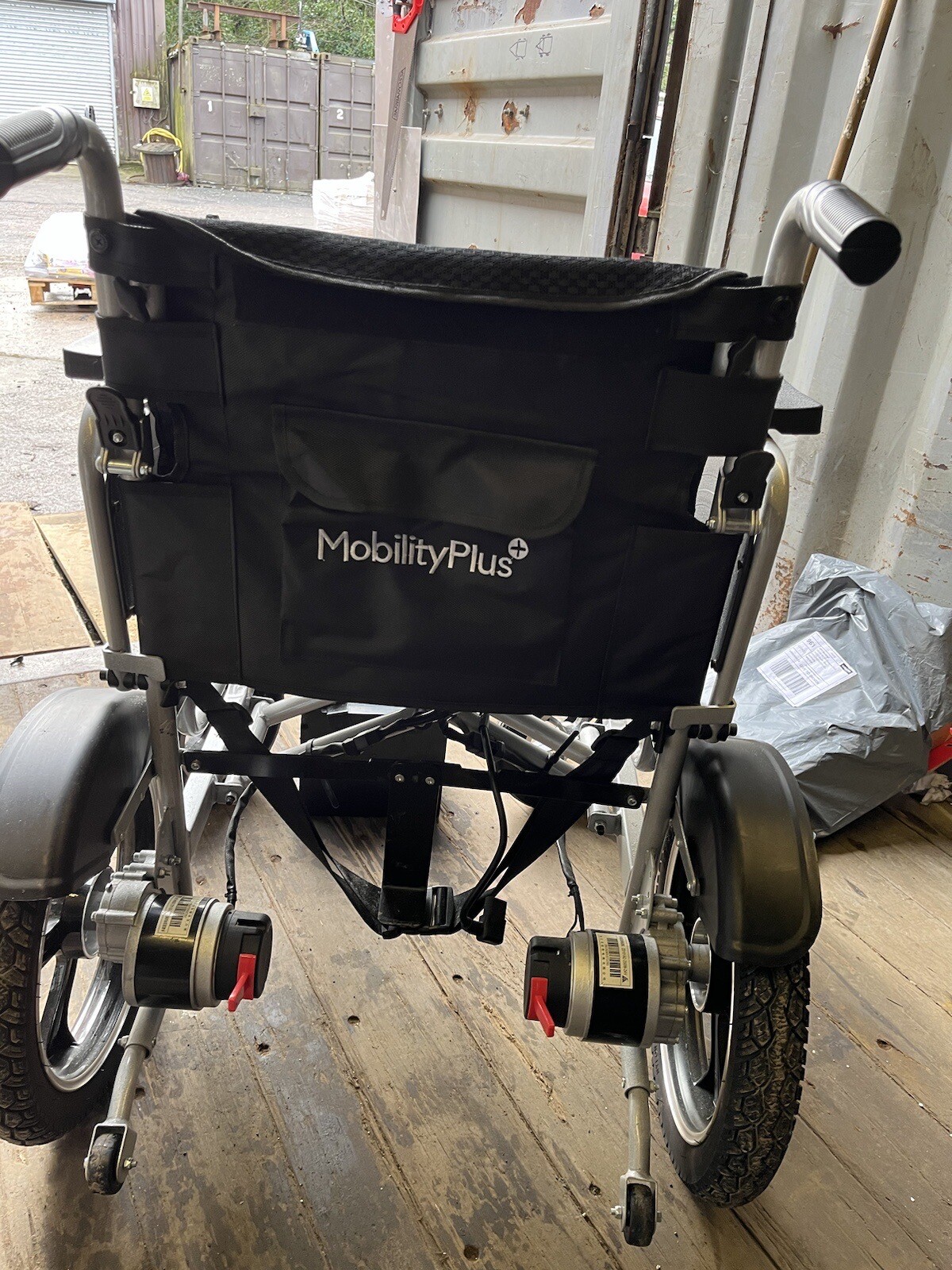 Mobility Plus Featherlite Folding Power Wheelchair Electric Feather