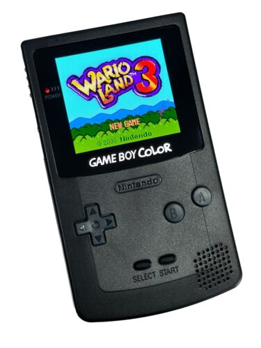 Nintendo Game Boy Color SCHWARZ System GBC AMOLED OLED XL Touchscreen LCD Tasten - Bild 2 von 7