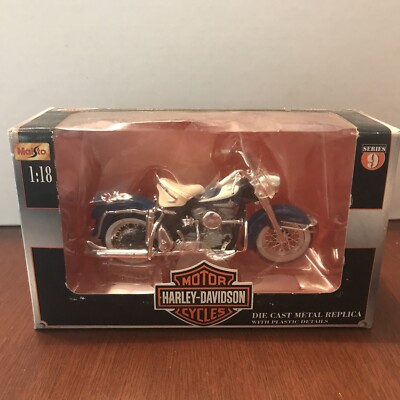 Maisto Harley-Davidson 1/18 シリーズ9 Harley Davidson 1:18 Maisto Series 9 1962 FLH Duo Glide 
